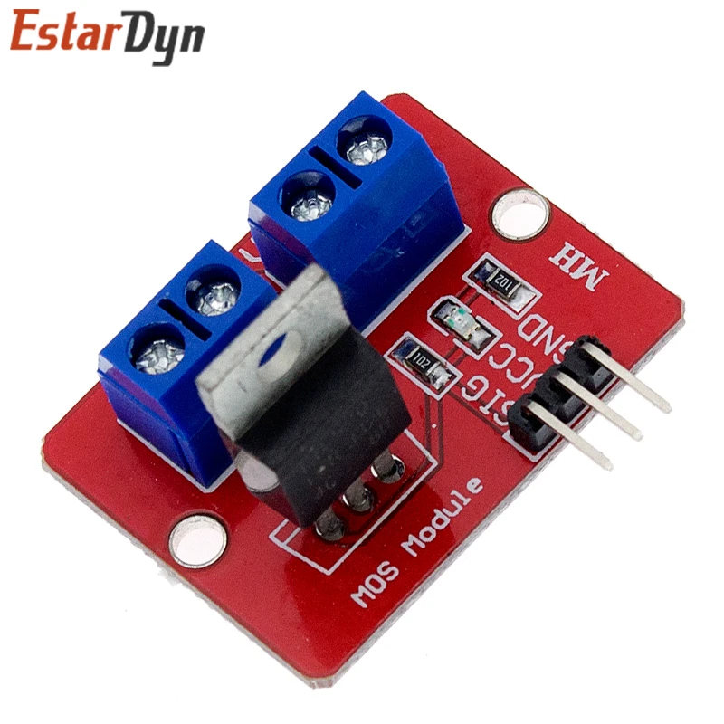 0-24V Топ Mosfet Кнопка IRF520 драйвер MOS модуль для Arduino MCU ARM Raspberry pi | Электронные
