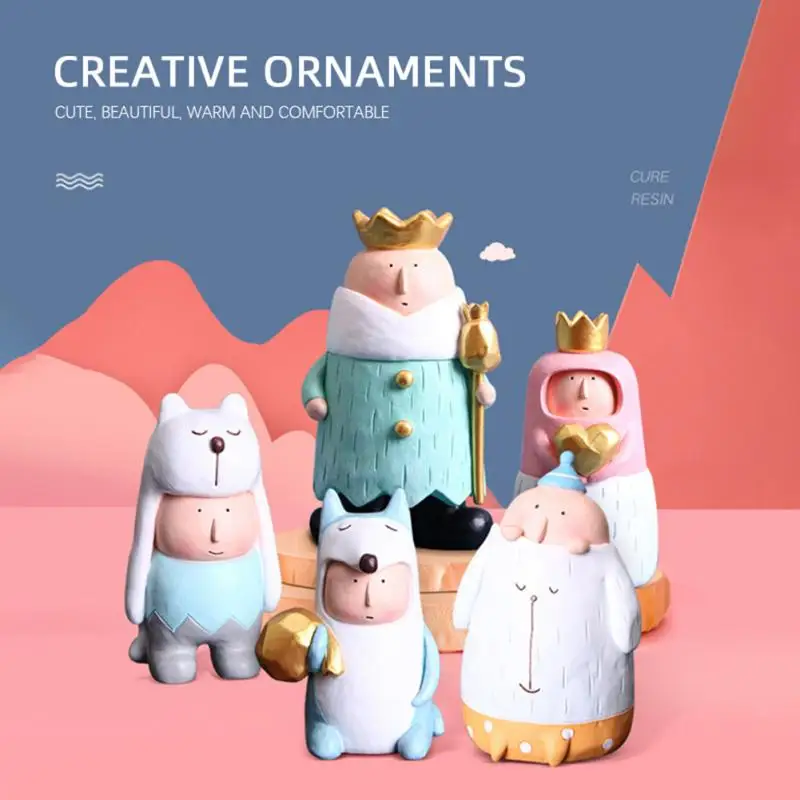 

Baozai Home Furnishings Nordic Creative Living Room Office Gifts Modern Simple Decorations Desktop Resin Crafts