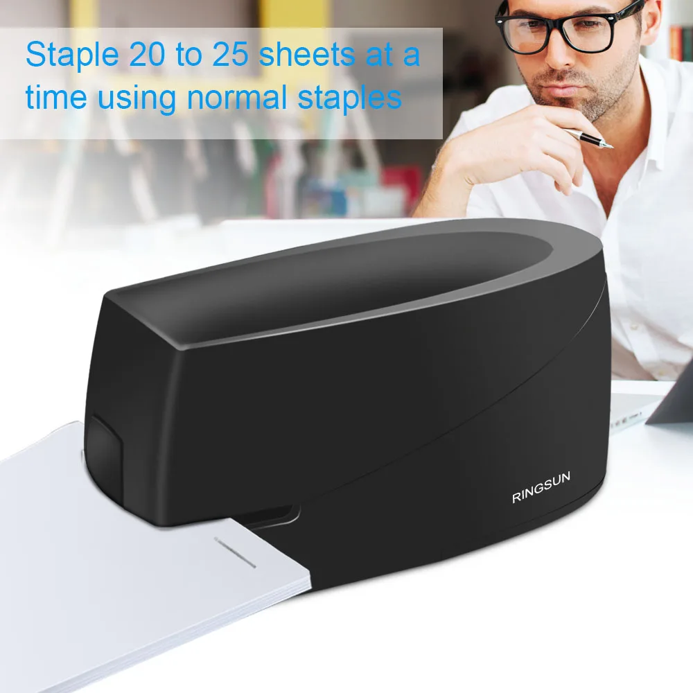 Электрический автоматический офисный степлер бумажные документы в офисной