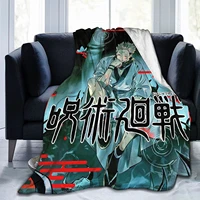 jujutsu kaisen ultra soft micro fleece blanket home decor warm anti pilling flannel throw blanket for couch bed sofa