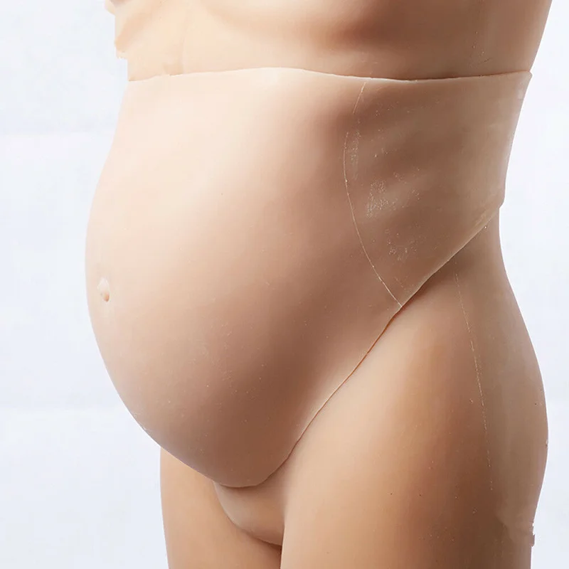 Pregnant Belly Pad Tummy FULL SILICONE New Design 3 Sizes Hollow Props Weight Lighter Without Velcro | Женская одежда