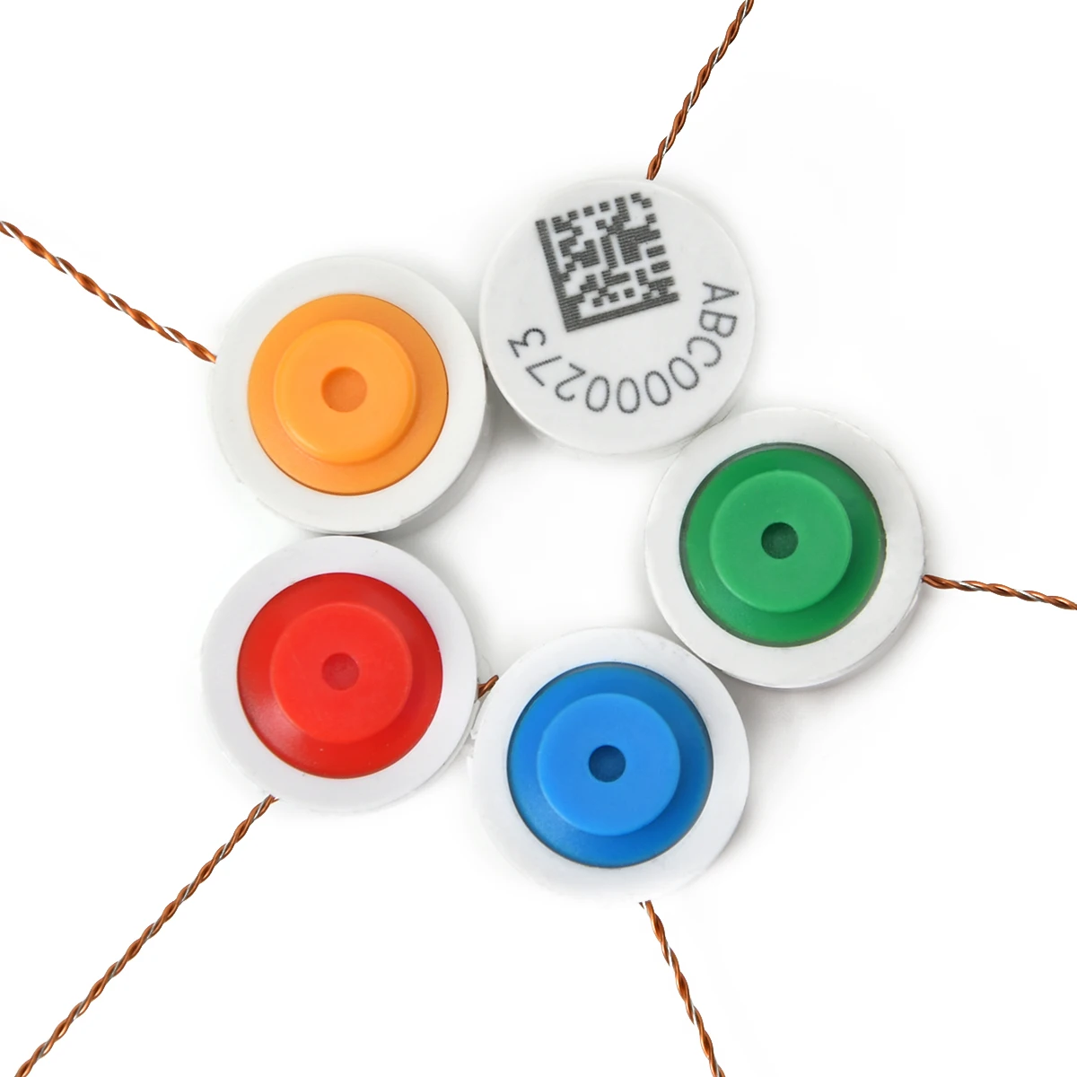 100 шт. Уплотнители для приборной панели круглое свинцовое уплотнение с проводом