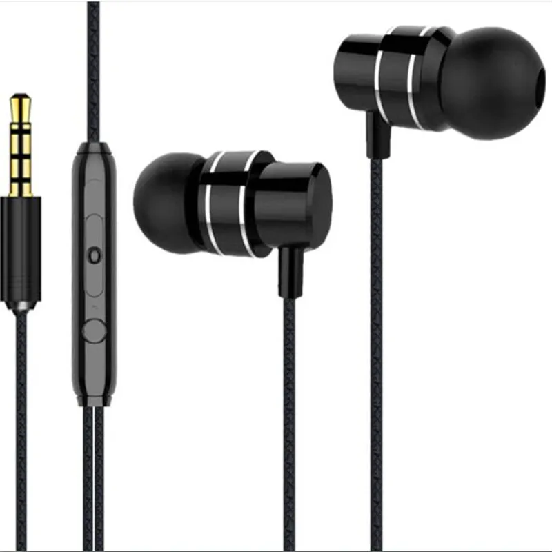 In Ear проводные наушники спортивные гарнитуры 3 5 мм вкладыши глубокий бас стерео W