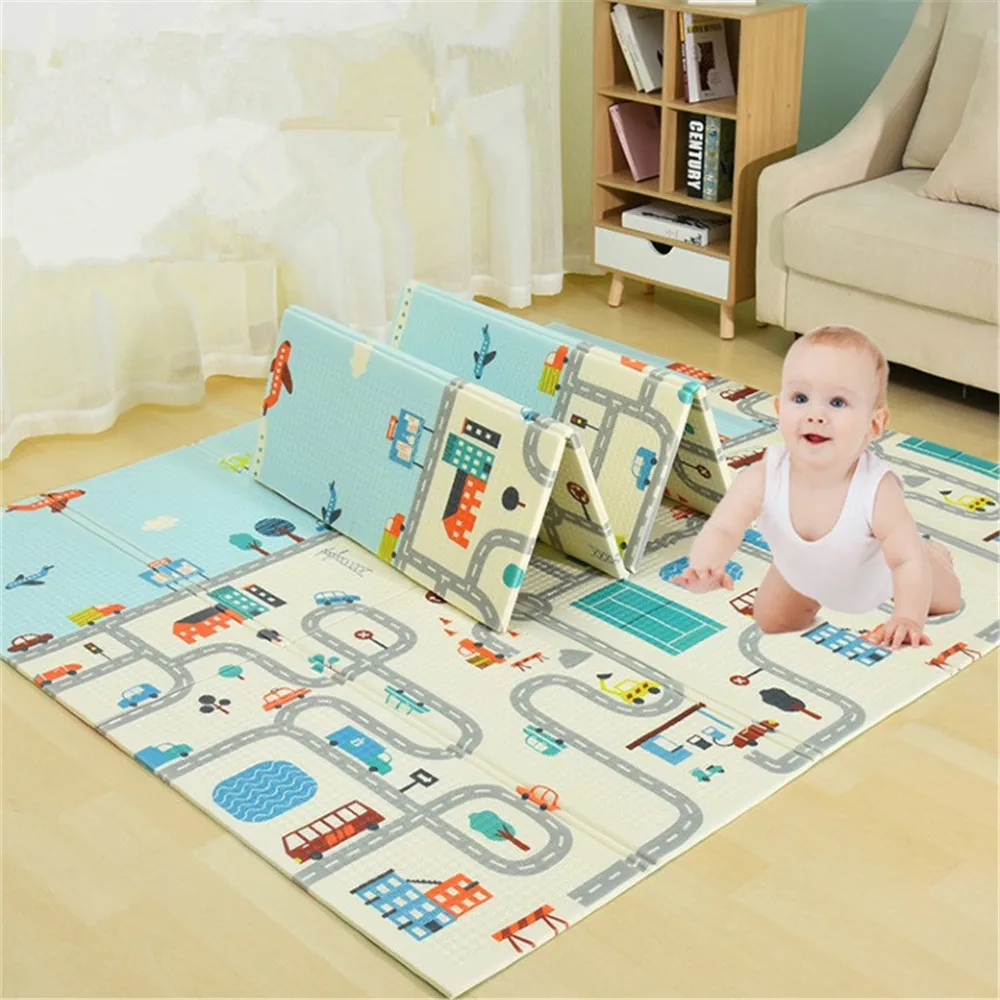 

Игровой коврик 200*180 см, детский игровой коврик, детский коврик, игровой коврик для ползания, напольный коврик XPE, игровой коврик