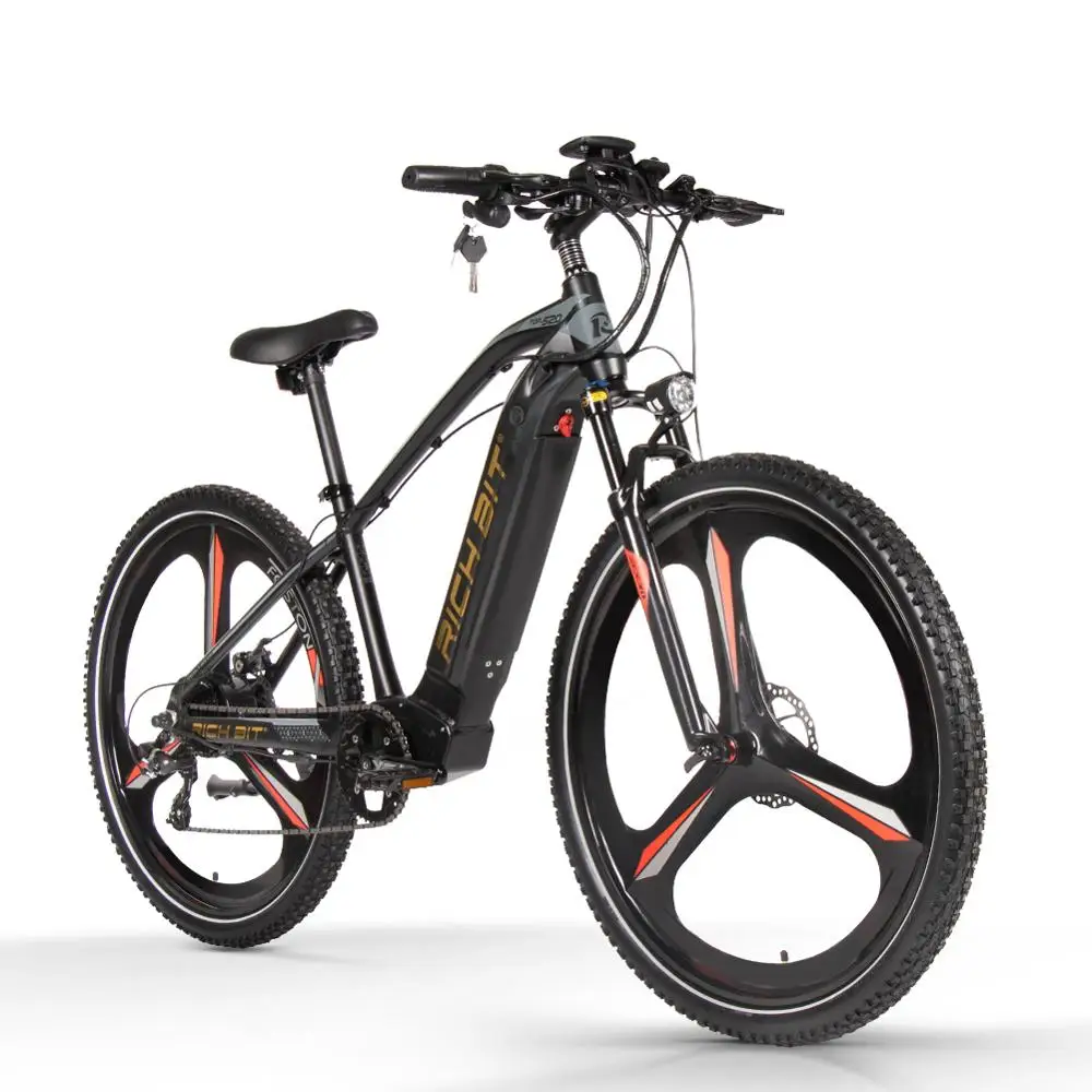 RICH BIT RT 520 Smart Электрический горный велосипед 48V * 350W 10.2Ah 29 дюймов ЖК дисплей Дисплей
