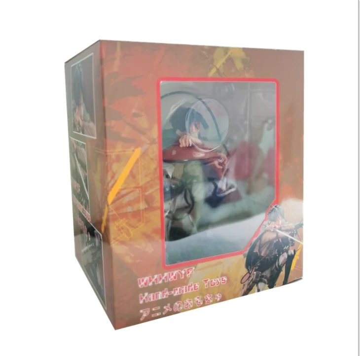

Japan Anime Attack on Titan Figure Mikasa Ackerman Levi Ackerman Figurine Action Version Soldier Finished Product Model Toys