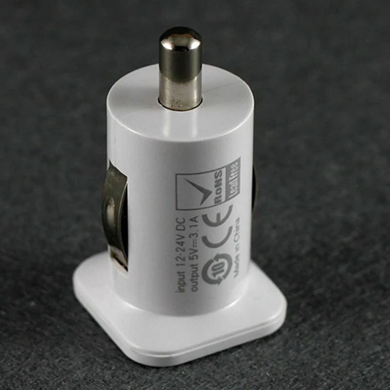 Автомобильное зарядное устройство с двумя USB портами 3 1 А 12 В постоянного