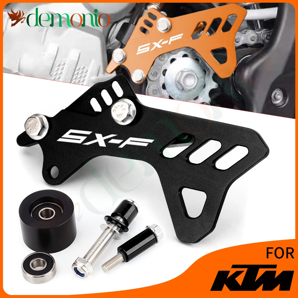 

Motorcycle Chain Sensor Slider Guard Sprocket Cover Protection For KTM 250SX-F 350SX-F 250XC-F 350XC-F 250 350 SXF XCF 16-21