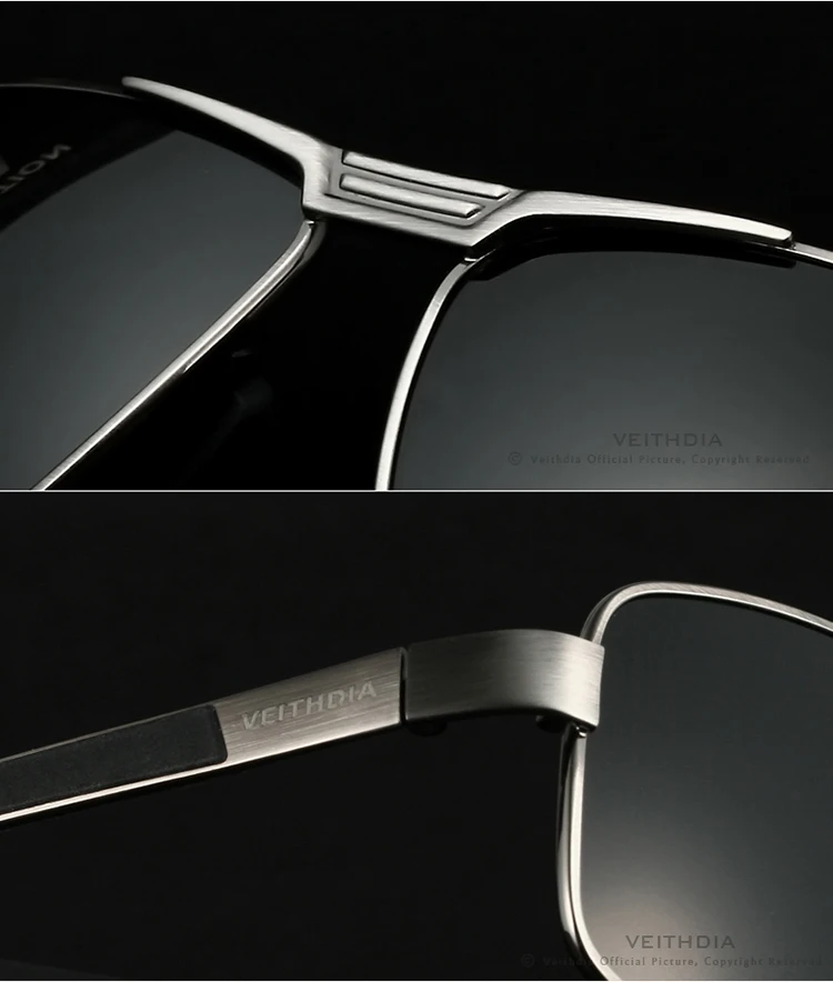 Бренд VEITHDIA мужские солнцезащитные очки поляризационные oculos de sol masculino аксессуары