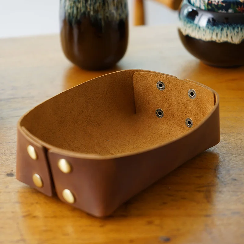 Кожаные игральные кости Dnd поднос средневековый портативный Catchall пластина с