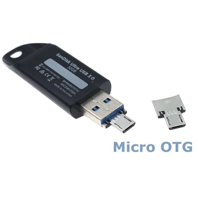 Лучшая цена портативный мини-преобразователь Micro USB 2 0 OTG адаптер U-образный для