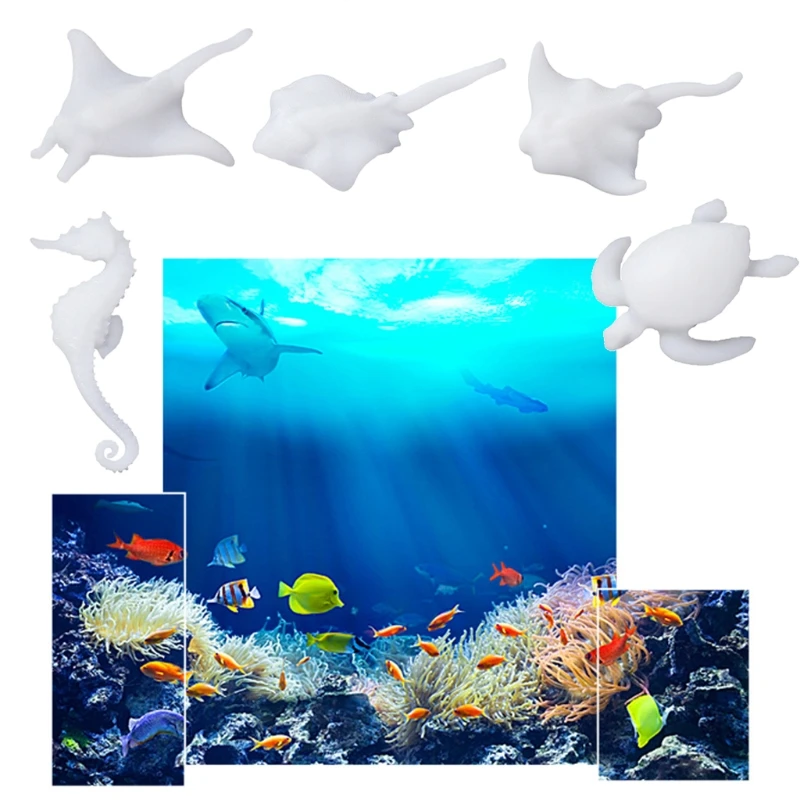 

Diy Resin Sealed Filling Crystal Epoxy Micro-landscape Marine Animal Model Fish Accessories Ornaments Cat Model Material