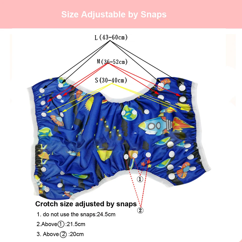 Многоразовая одежда для купания маленьких девочек ПУЛ Водонепроницаемый