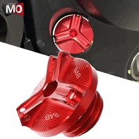 for ducati 848evo 2007 2013 2008 2009 2010 2011 2012 motorcycle cnc engine oil cup cover oil filler drain plug sump nut cap