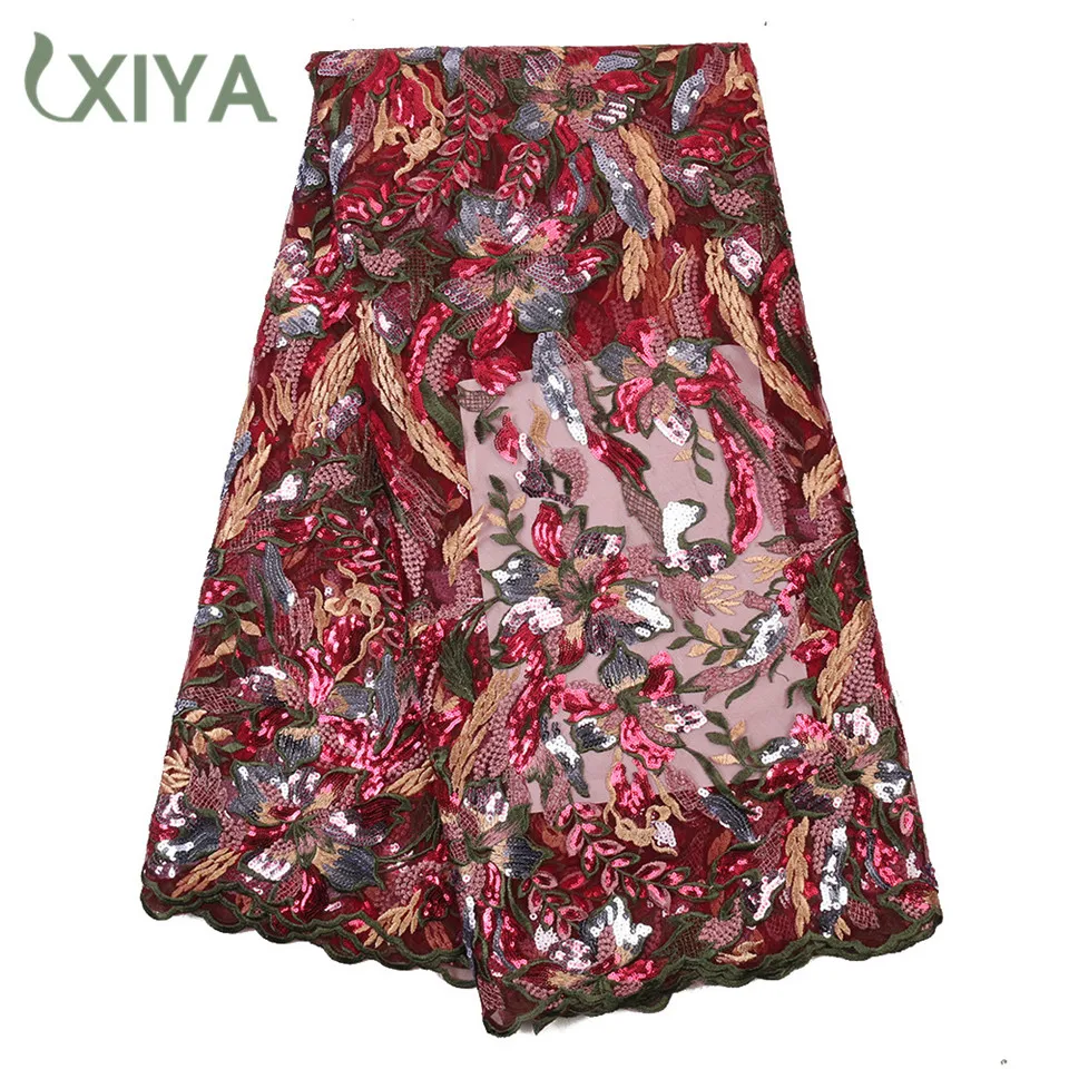 Вышивка африканская блестящая кружевная ткань 2020 высокое качество нигерийская