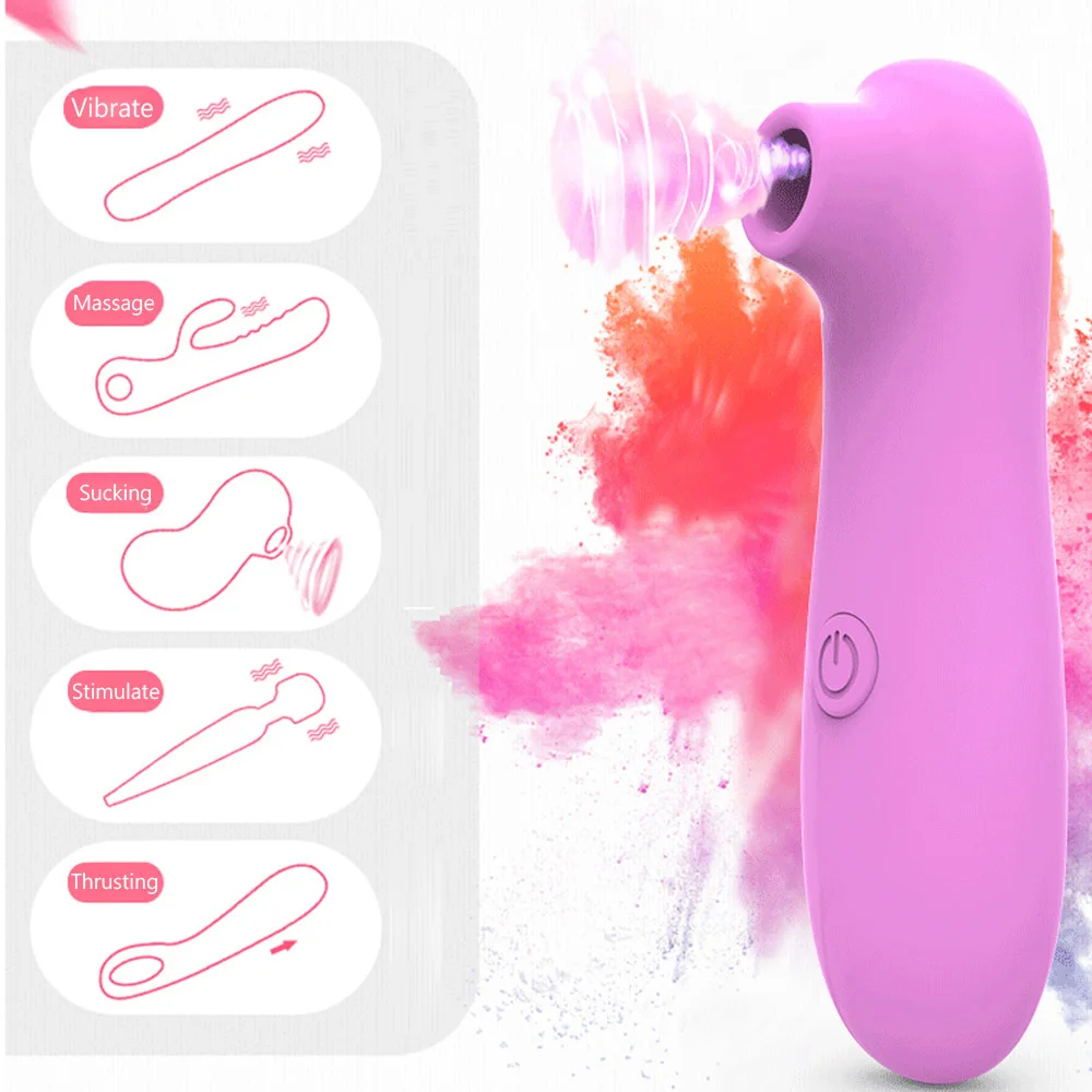 Женский сосание сосков вибратор клиторальный стимулятор 10 скоростей на