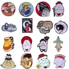 Ходячий замки Жесткий Эмаль на булавке аниме фильмы Унесенные призраками броши в Форме Дракона Для женщин мужчины рюкзак на воротнике; Шапка; Нагрудные значки