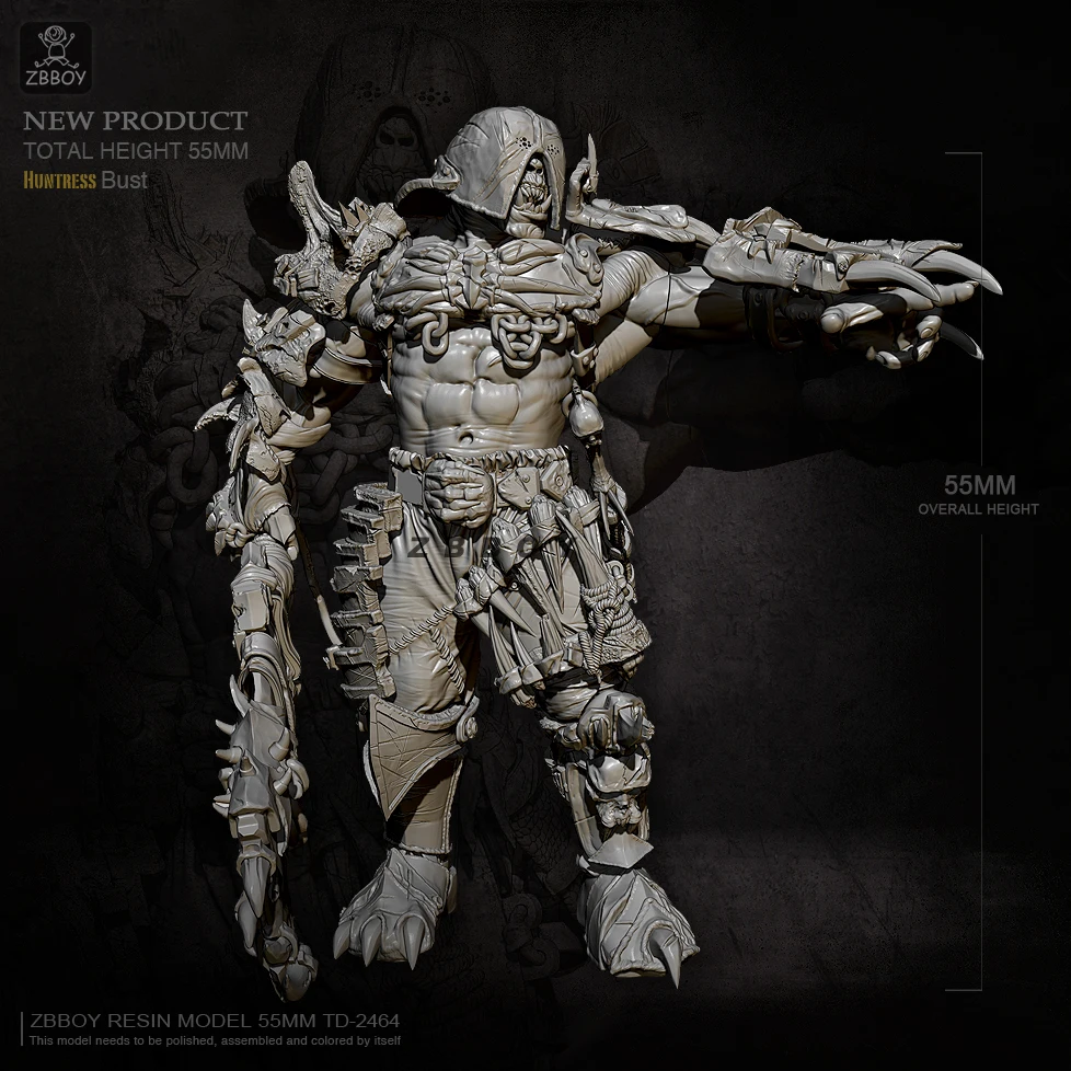 

H75mm 1/24 Resin model kits toy self-assembled TD-2463