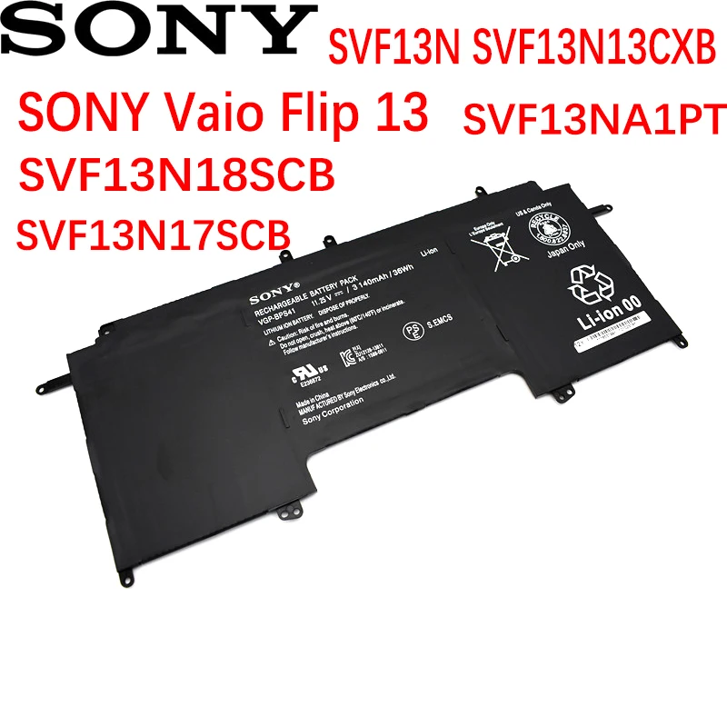 SONY оригинальный Sony Vaio Flip13 SVF13N SVF13N13CXB SVF13NA1UL SVF13N18SCB SVF13N25CG SVF13N17SCB VGP BPS41 ноутбук