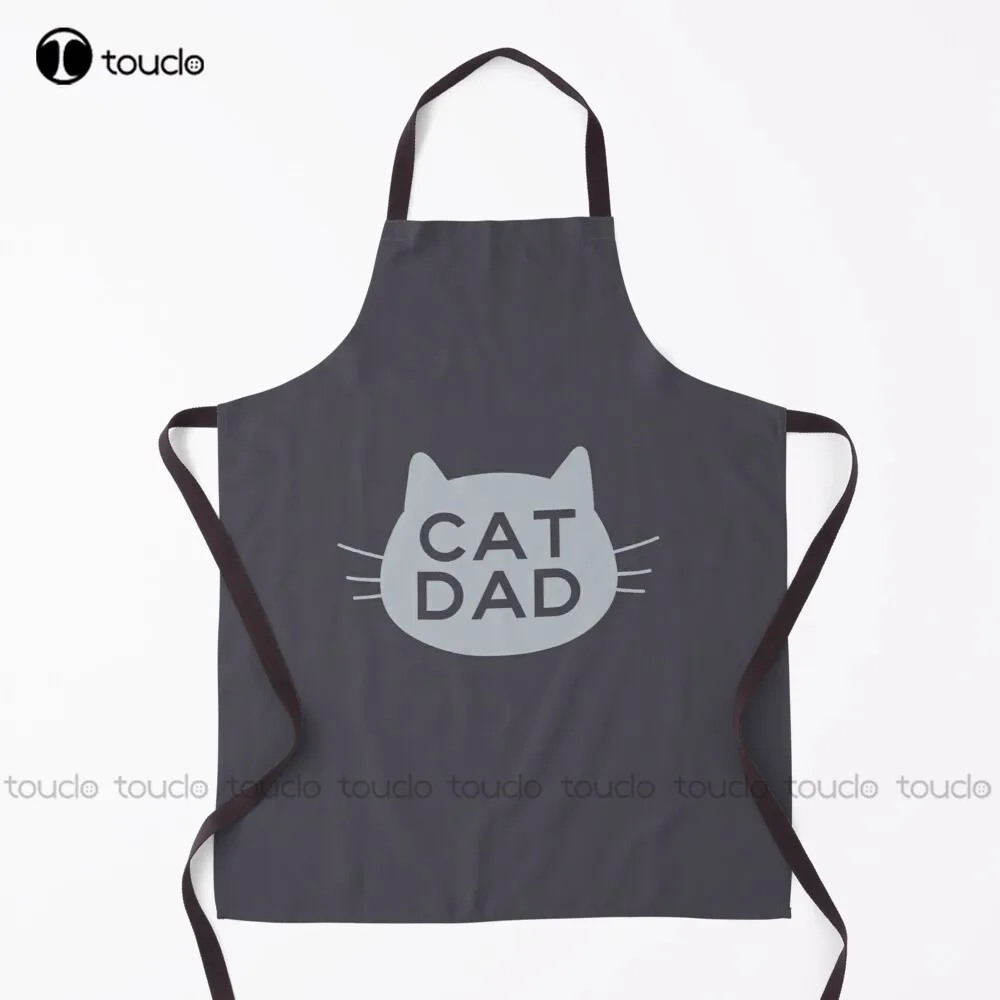 

Best Cat Dad Ever Apron Aprons For Women Men Unisex Adult Garden Kitchen Household Cleaning Custom Apron
