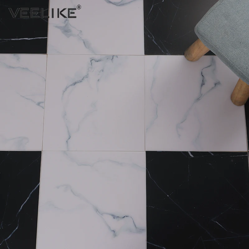 Утолщенные мраморные Наклейки для декора пола Гостиная ТВ фон самоклеющиеся
