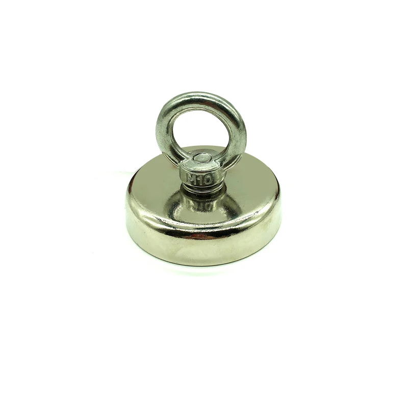 

1pc Magnet Fishing Salvage Magnet Pot with Ring Eyebolt Hook for D48mm Neodymium Magnet Strong Powerful Magnetic