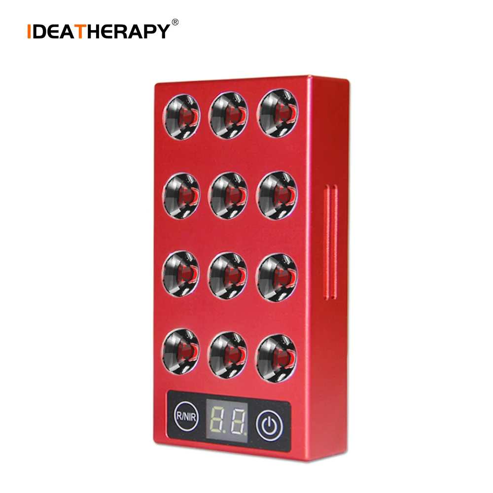 handheld red light therapy panel led spa equipment far infrar for home use to skin wrinkle pain relief