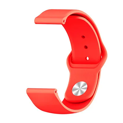 Силиконовый ремешок для correas Xiaomi Huami Amazfit Bip BIT Lite, Молодежные умные часы, сменный Браслет, ремешок для часов - Цвет: Red