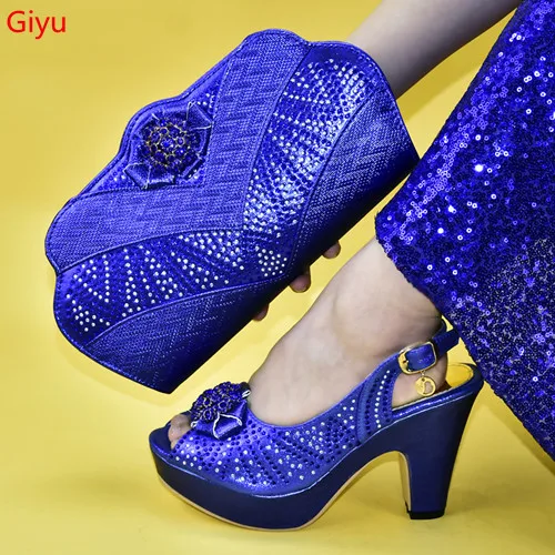 

doershow new designer shoes Italian Shoes With Matching Bags African Women Shoes And Bags Set For Prom Party SummerHLC1-39