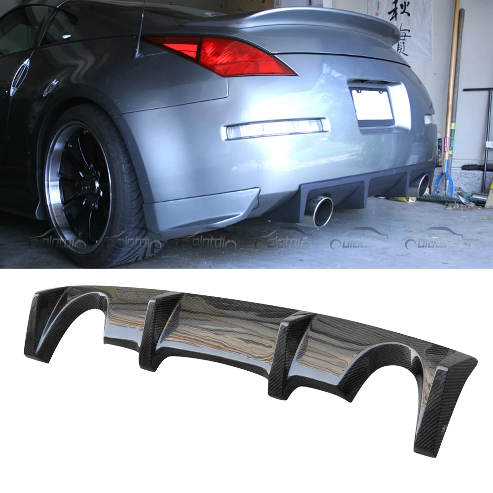 Диффузор для заднего бампера из углеродного волокна/стекловолокна