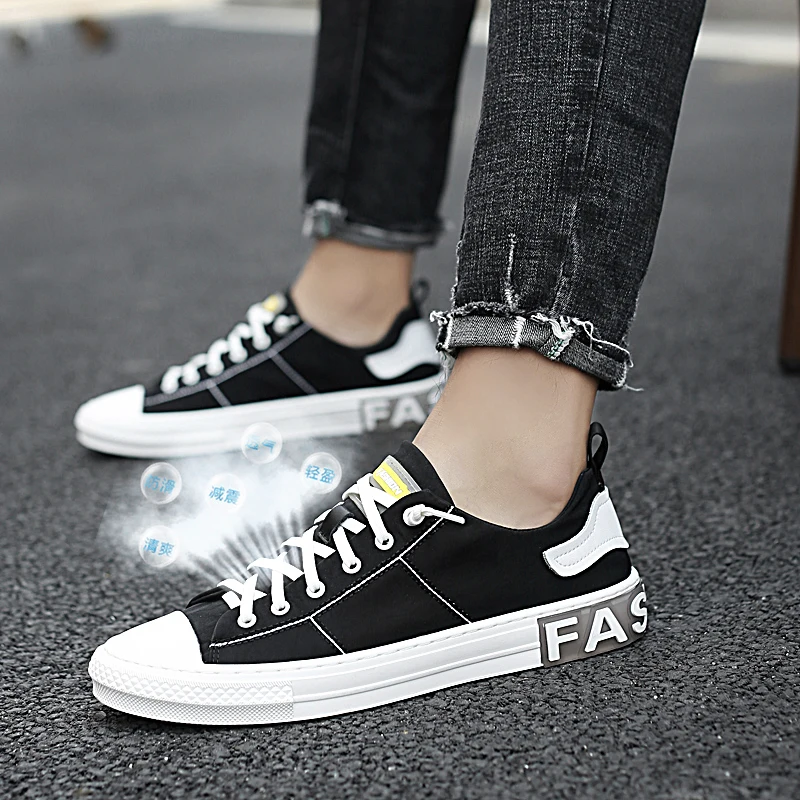 

Zapatillas Casual Hombre Men Casual Shoes Sneakers Fashion Light Breathable Mens Canvas Mesh For 2020 New Flat Sport