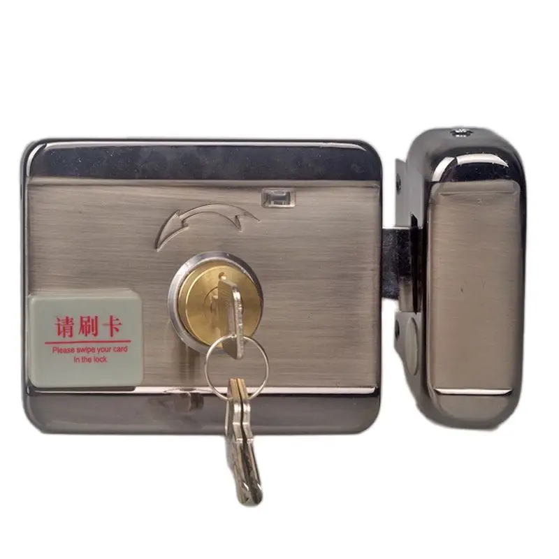 

Rainproof Home Door Lock Intelligent Electronic Lock castle With Remote Control Optional & Double side RFID Unlock smart lock