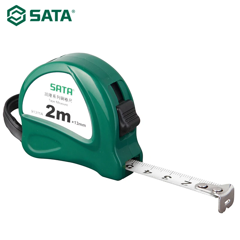 Стальная лента SATA толщиной 12 мм 2 м измерительная из твердой стали износостойкая