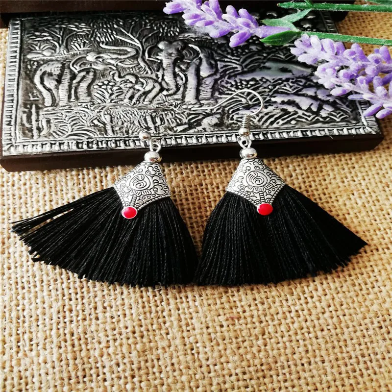 

National Classical Palace Chinese style dance Earrings Tassel Earrings earrings earrings