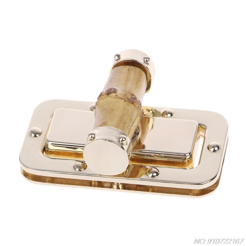 

Metal Bamboo Rectangle Shape Clasp Turn Lock Twist Locks DIY Handbag Bag Purse Hardware N27 20 Dropshipping
