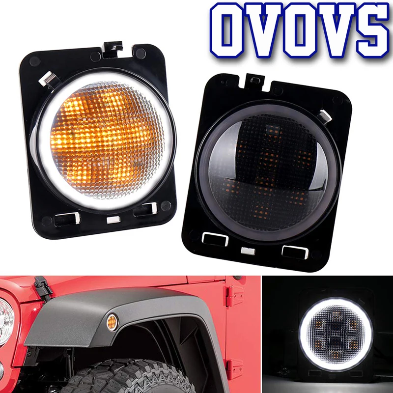 Светодиодный Копченый переднее крыло индикаторная лампа поворота сигнального