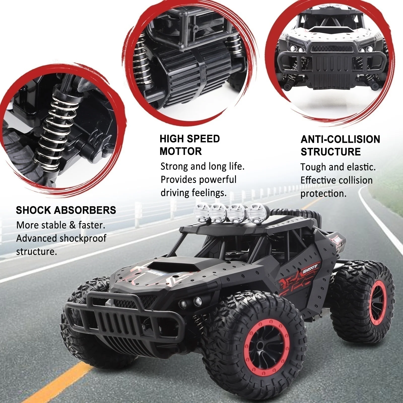 Rc автомобиль 1:16 весы 2 4 ГГц дистанционное управление внедорожные электрические
