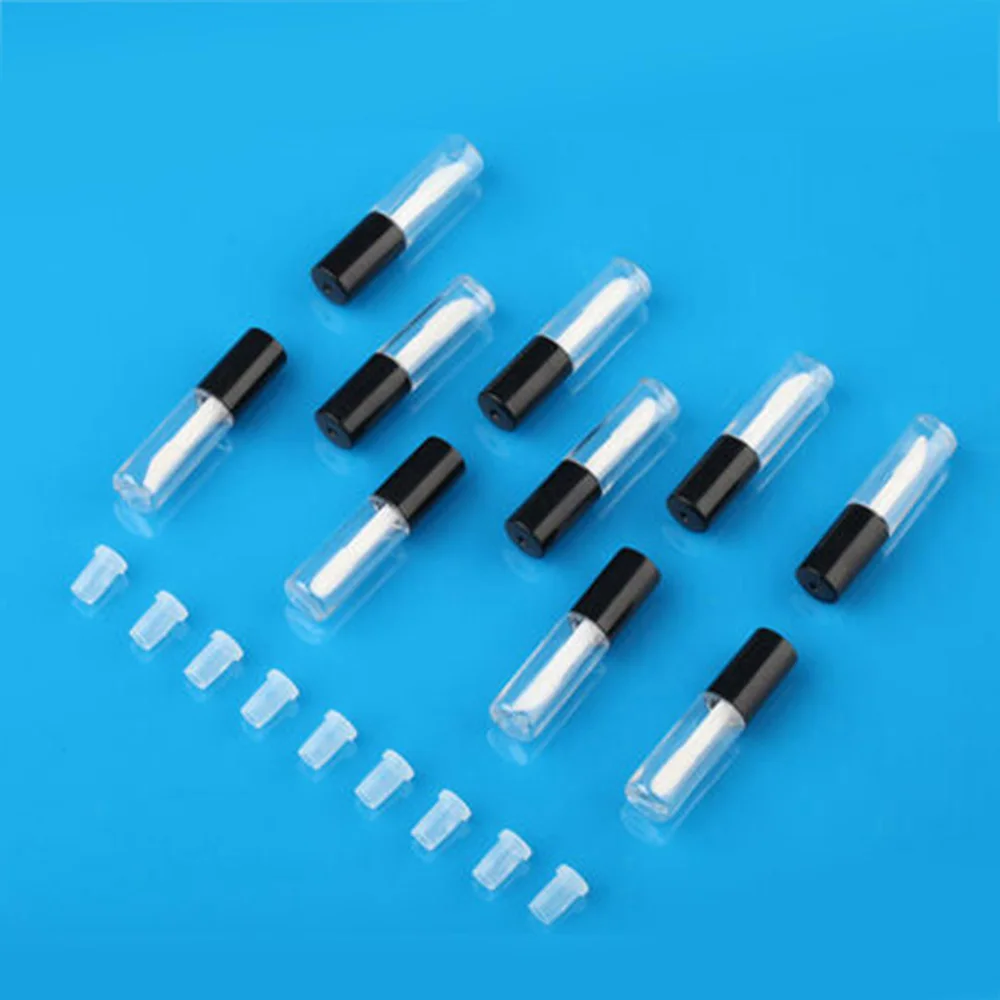 

20pcs Mini Plastic Lip Gloss Tube Small Lipstick Tube with Leakproof Inner Sample Cosmetic Container DIY