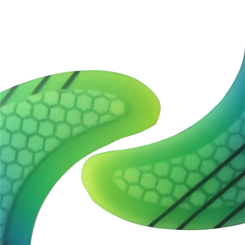 Плавники для доски серфинга двойные вкладки M5 сотовый плавник из углеродного