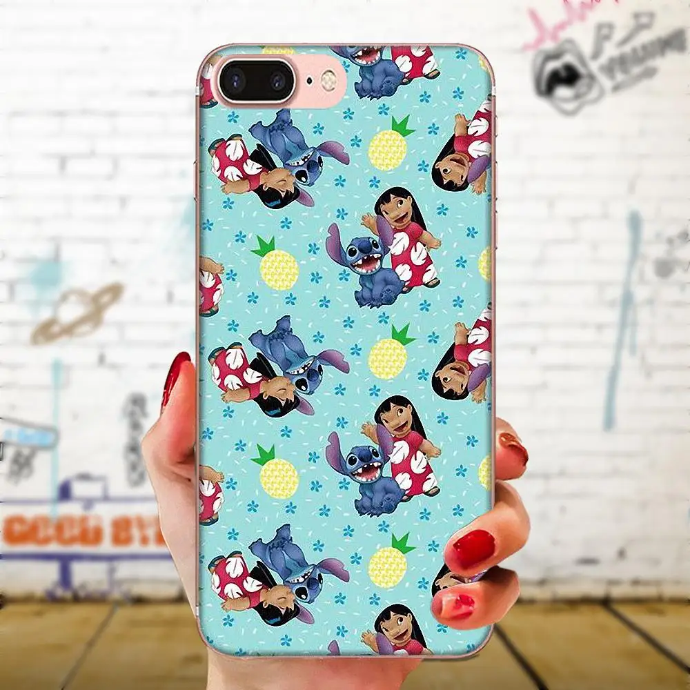 Мягкий чехол для мобильного телефона крышки корпуса &quotЛило и Стич&quot sony Xperia Z