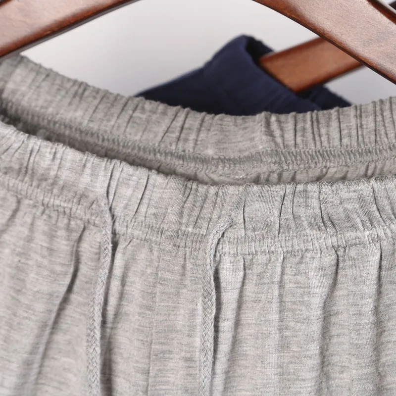 

Pajamas 2020 Summer Men Modal Shorts Pure Cotton Breathable Comfortable Large Size Home Wear-Outer Wear Loose Pajama Pants