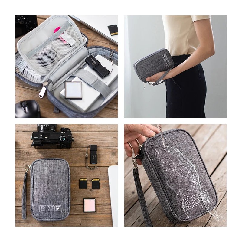 

Cable Organizer Bag Gadget Organizer Cable Case Portable Travel Electronic Accessories Storage Bag Charger Headset Digital Pouch