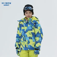 honeyking kids ski wear children winter warm windproof waterproof ski jacket camping snowboarding clothes for boys coat outwear