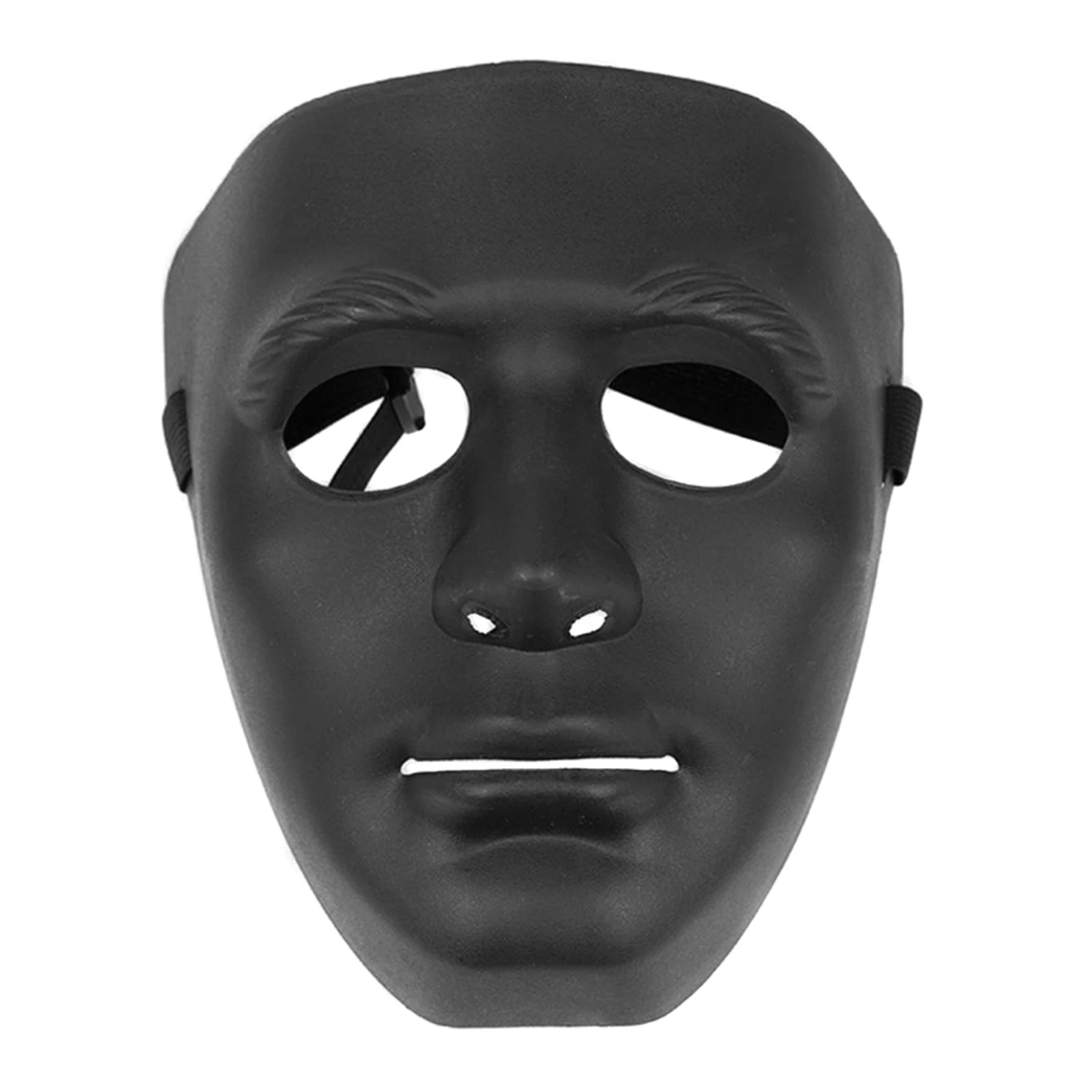 DIY белая маска Бумага полный уход за кожей лица оперы Маскарадная однотонная