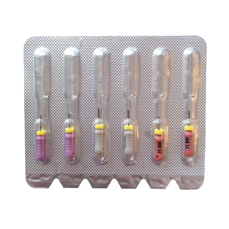 Стоматологическая C + файлы Эндодонтический пилот Нержавеющая сталь 6 10 #6