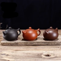 purple sand pot pure handmade purple clay teapot ball hole xishi pot flying kettle small pot home chinese tea set