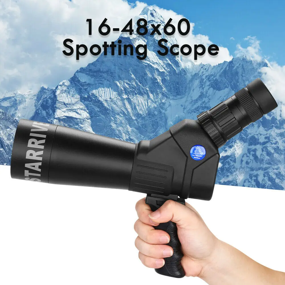 16-48X60 Зрительная труба телескоп Монокуляр для наблюдения за птицами Туризм Охота