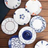 japanese household ceramic restaurant tableware sushi plate hotel table set vomit bone dish small