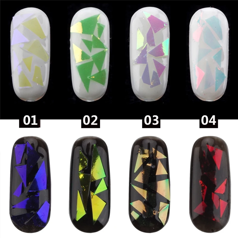 3 цвета сделай сам пиллетт разбитое стекло зеркальная фольга s рулон бумага для