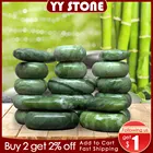 Tontin нефритовый глазурь горячий камень массажный набор массажер для спины уход за здоровьем камни для массажа позвоночника базальтовая Лава камень спа